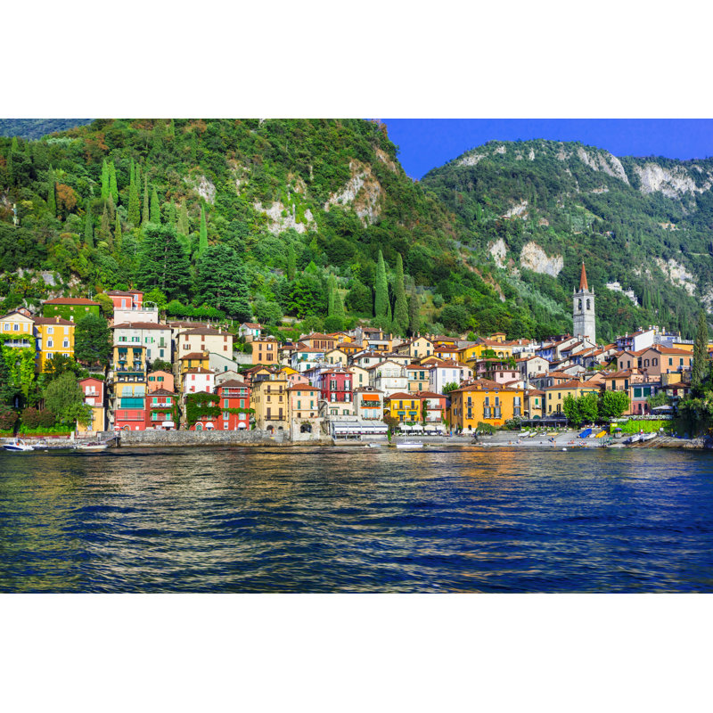 Magnifique lac - photographie sur toile, H 12 po x l 18 po