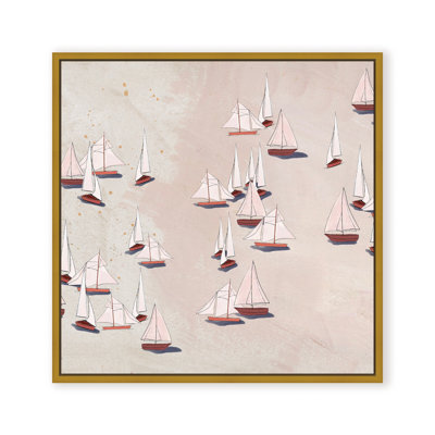 Coastal Retreat Modern Ensemble: Sailboat Odyssey