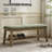 Modern Upholstered Storage Bench Solid Wood Entryway Shoe Bench-1591546411