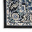 Tapis persan noir ivoire Passion-884282211