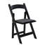 4 chaises pliantes en bois massif - Siège rembourré noir Facile à plier et peu encombrant, confortable pour les occasions intérieures et extérieures de coussin, de cadre, de pli, de salle à manger, de cuisine, de balcon, de fonctions-752884415