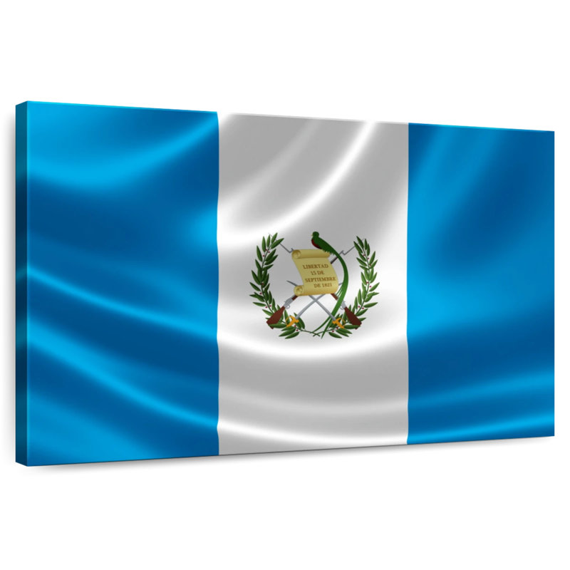 Borges Republic Of Guatemala Flag, 20" H x 30" W