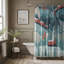 Rideau de douche Santa's Express - Premium-651777017