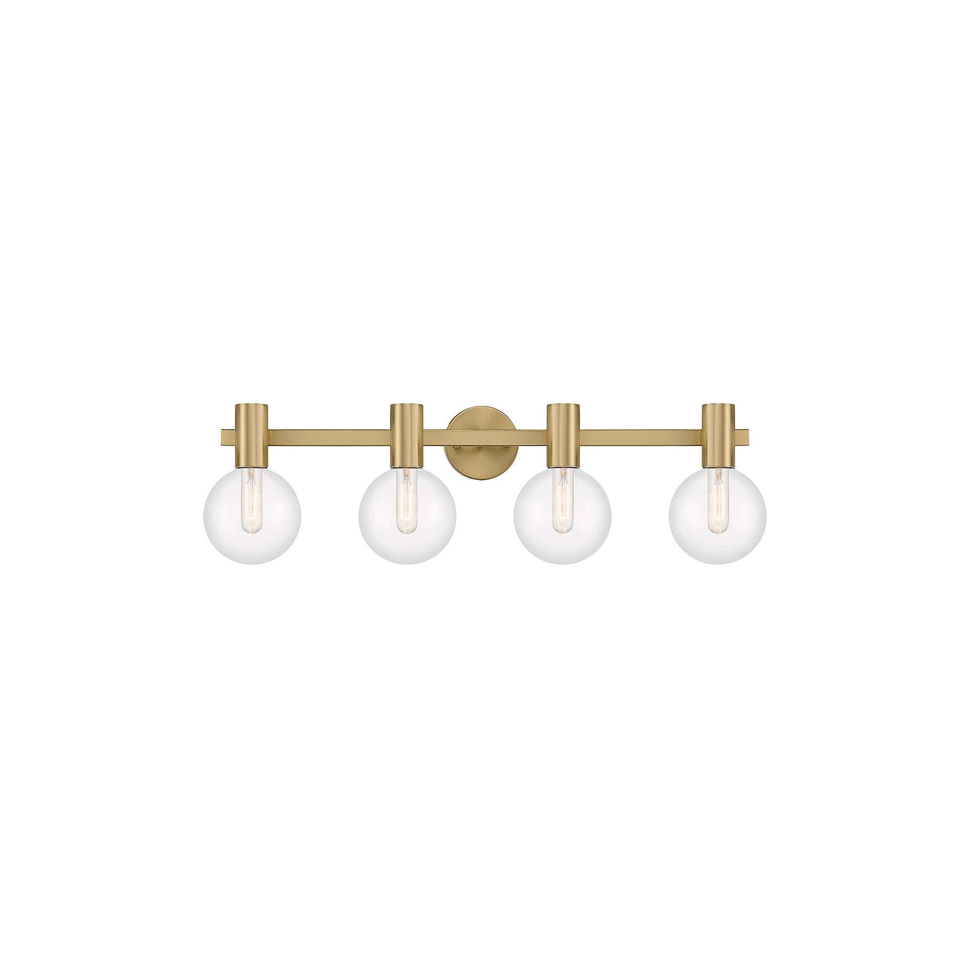 Ryenne 4 - Light Vanity Light, Gold, 4 Lights, 10" H x 34" W x 34" D
