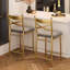Counter Stool with Metal Frame