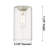 Crown Point 1 Light Wall-mounted Sconce-110496452-110496467-110496469