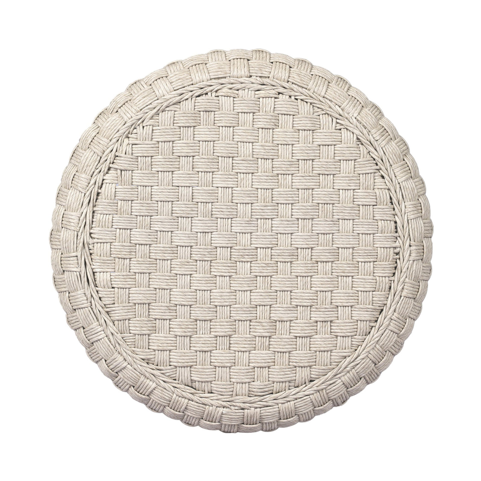 Venetia Outdoor End Table, Vintage White