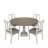 Tannen Round 5-Pc Dining Table Set