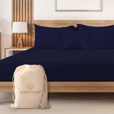 100% Egyaptian Cotton 1000 Thread Count 16" Inch Deep Pocket King Size Fitted Sheet, Light Gray