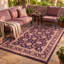 Tapis Birch2 traditionnel à motif floral intégral or rose gris ivoire, lavable à la machine, antidérapant, à poils courts, pour l'intérieur et l'extérieur, adapté aux animaux domestiques, idéal pour le salon, la chambre, la salle à manger, l'entrée, le couloir ou le bureau.-340153337