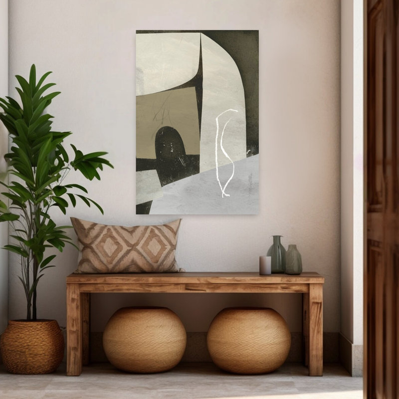 Art contemporain contemporain abstrait, H 48 po x l 32 po