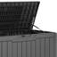 Lark Manor 115cm W 380L garden storage box，waterproof outdoor deck box-176220012