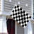 Checkered Flag - Black and White Racing Flags Polyester 36 x 60 in. House Flag