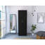 Slim Armoire Barkley, chambre à coucher, noir