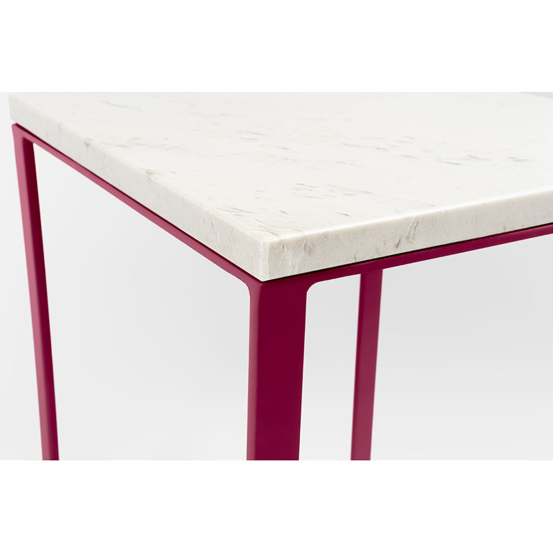 Abdul-Raqib Frame End Table, Red