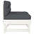 vidaXL Middle Sofa Natural wood and grey-92474162-113430476