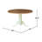Philipston 42" Extandable Drop Leaf Rubberwood Solid Wood Pedestal Dining Table-1640622459-1640622456