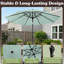 Parasol d'extérieur 10 pi Pure Garden-33048772