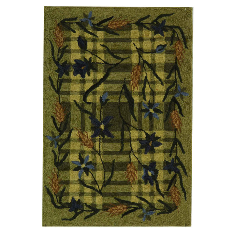 Hand Hooked Wool Pile Rug