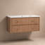Ensemble de meuble-lavabo mural simple 48 po avec lavabo 48 po Modern Farmhouse