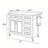 52" Drop-Leaf Countertop Kitchen Cart With Spice Rack & Towel Rack-1130482589
