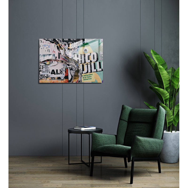 Peinture décorative en verre trempé, H 25,6 po x l 17,7 po x P 1 po