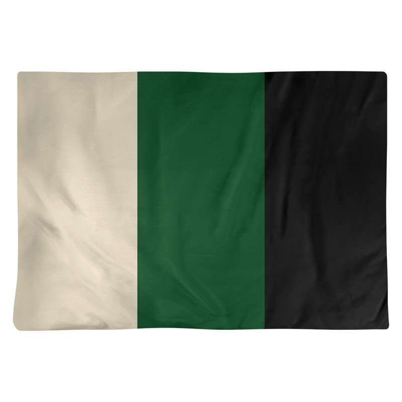 Récapitulatif 18" basket Milwaukee, Crème de Cream City / vert de Good Land / noir, Sergé de coton