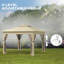 Briam 3.36 x 3.36m Pop Up Gazebo with Sides Netting Roller Bag-1701667438