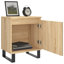 Marieo 40cm W Iron Bedside Table-1688440891