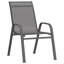 Vidaxl Garden Dining Set Powder-Coated Steel Outdoor Furniture Ensemble Patio