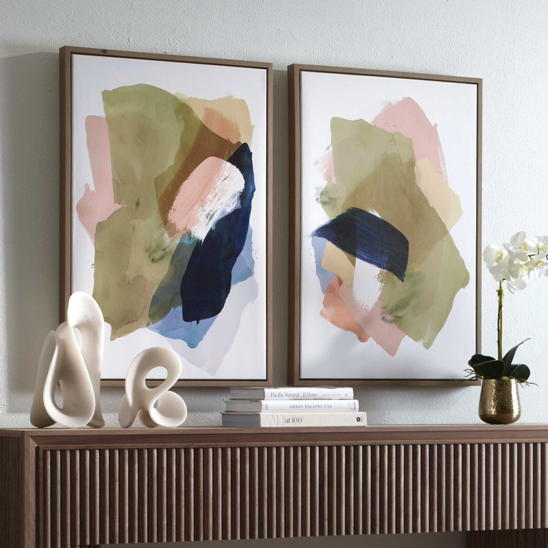 Toiles abstraites encadrées «Uttermost Abstract»