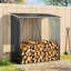 Bloxson 164cm W x 83cm D Metal Log Store