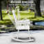Fauteuil à bascule White Garden