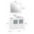 Ravenna 36" Freestanding Single Sink Bathroom Vanity with Engineered Marble Top and Matching Mirror-757000837-712313581