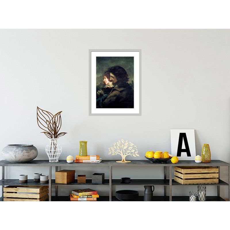«The Happy Lovers» par impression giclée encadrée, 29,5 po H x 23,26 po L