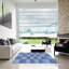 Tapis de surface bleu en acier à motifs-1360163220
