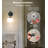 Black Wireless Rechargeable Wall Sconces Set Of 2 With Remote Control, Battery Operated LED Dimmable Wall Lights, RGB 12 Colors & 3 CCT Bulb With Opal White Glass Shade-126228599