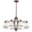 8-light Steel Dimmable Classic / Traditional Chandelier-1126859432
