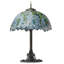 Lampe de table en verre coloré de style Tiffany 32 po H Wisteria