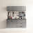 Series Metal Cabinet - 32 In. W X 16 H D, Metallic Gray, Function, Heat & Water , 2X Thicker Edge Banding Wall Storage Drawers Doors, Resistance, Thick