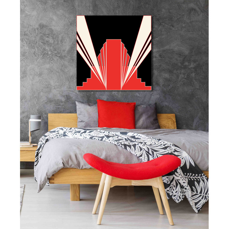Scarlet - Wrapped Canvas Print, 127 cm H x 127 cm W x 4cm D
