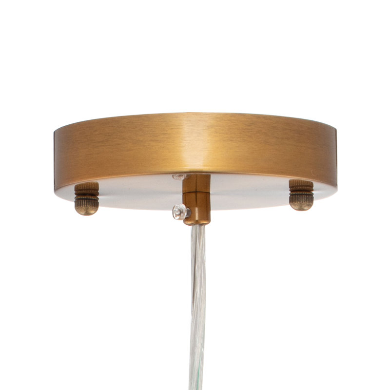 Luminaire suspendu cylindrique simple à 1 lumière Linney, Dégradé gris