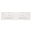 Ensemble de meuble-lavabo double mural 72 po Hartsock-2074113169