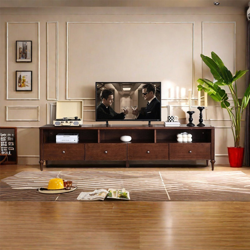 Meuble télé de luxe de style français à lumière simple