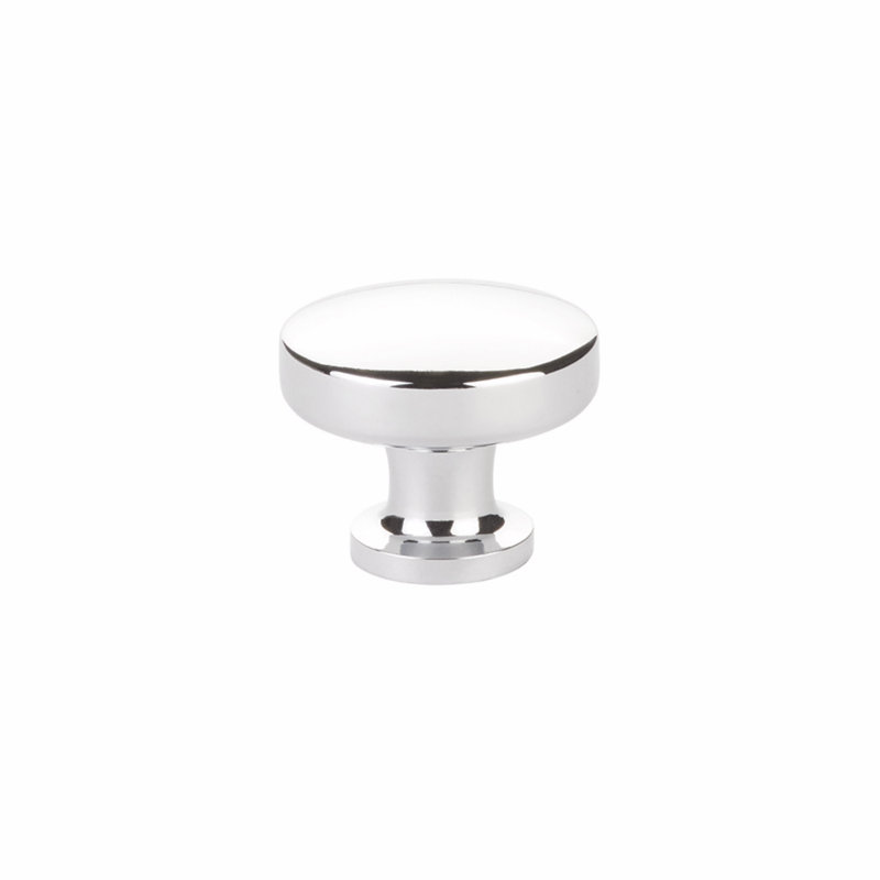 Paxton Round Knob, Polished Chrome