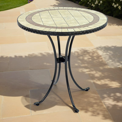 Henley Garden Ceramic Mosaic Bistro Table