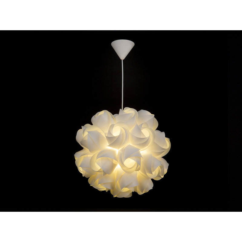 Amika 1 - Light White Unique/Statement Pendant