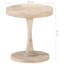 Topeka Solid Wood Pedestal End Table