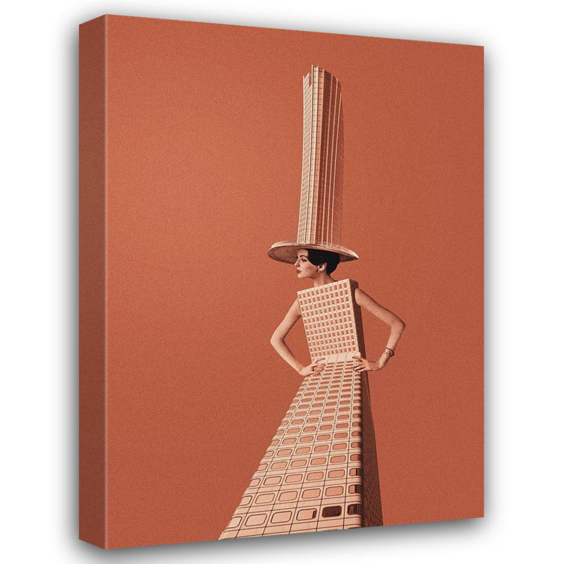 Art sur toile tendu avec la galerie Latitude Run® Leon, Maart, H 38 po x l 28 po