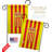 Double Sided 18.5'' H x 13'' W Polyester Flag Set